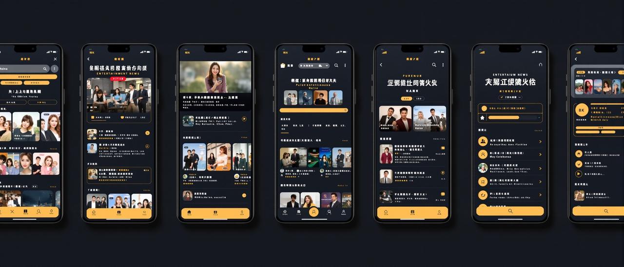 吃瓜大塞 APP 界面预览展示
