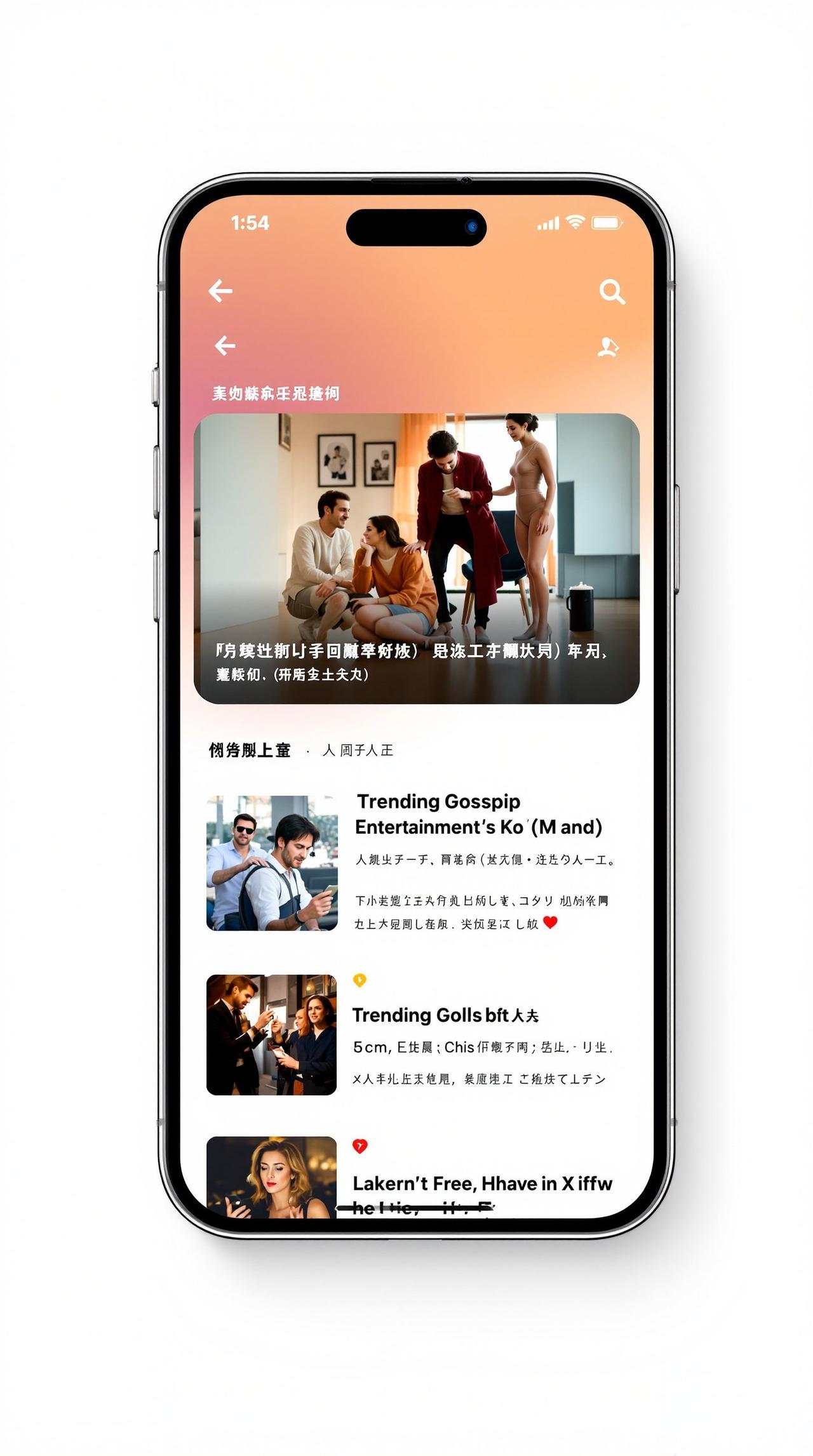 吃瓜大塞 APP界面预览